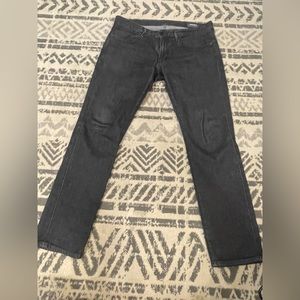 Bonobos Jeans Mens 32x30 Black Tailored Fit Dark Wash Denim Straight